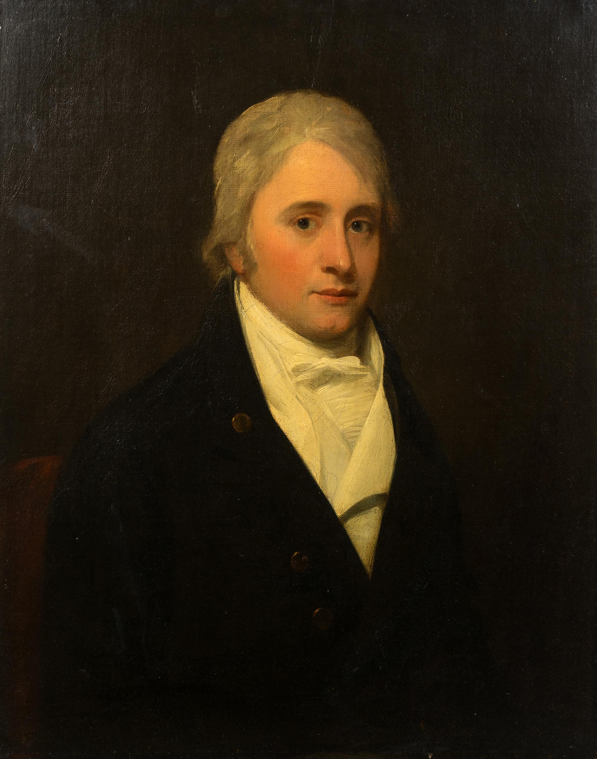 British School, Late 18th Century Portrait of a Gentleman