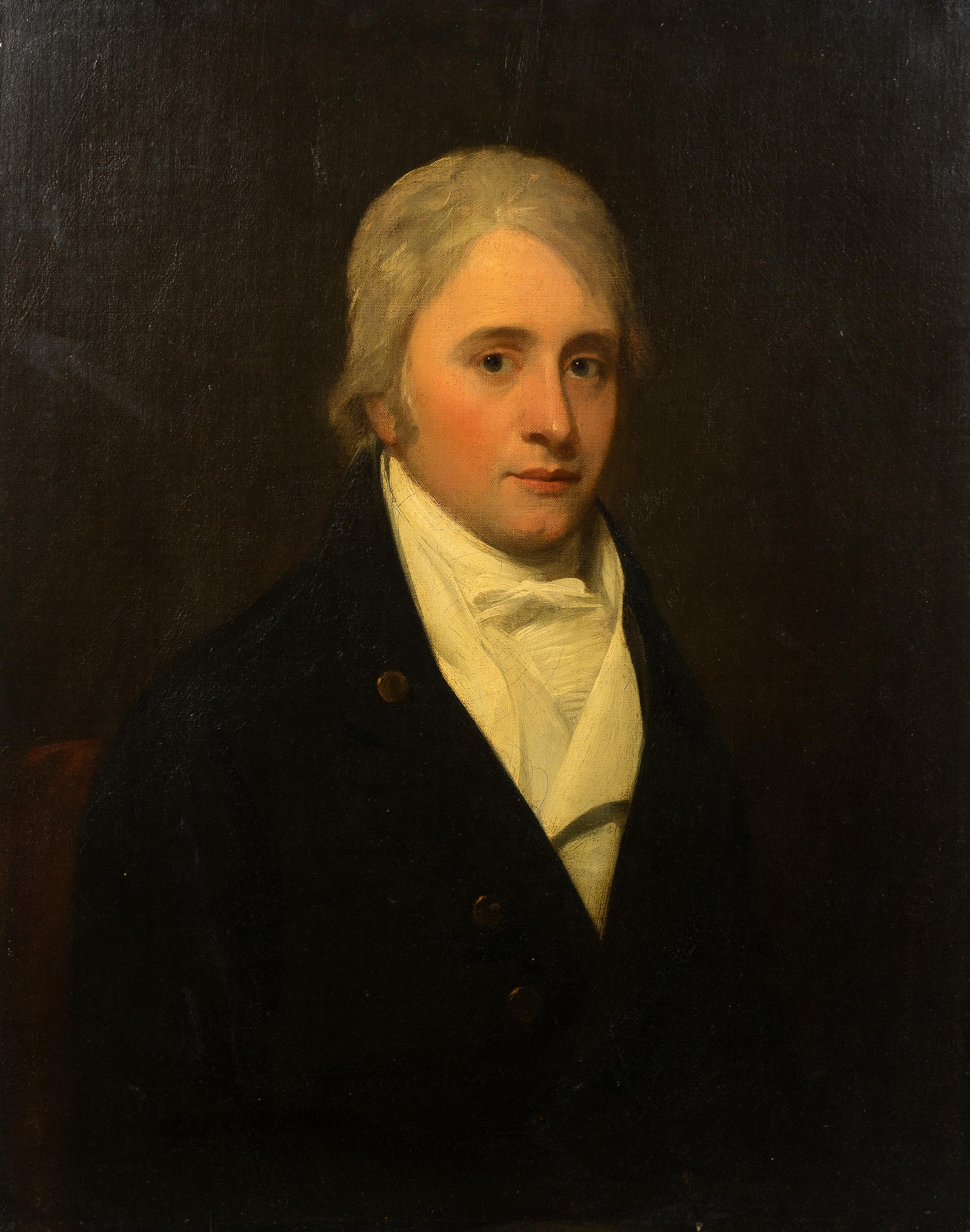 British School, Late 18th Century Portrait of a Gentleman