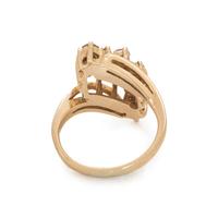 YELLOW GOLD AND DIAMOND RING