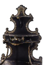 A Pair of Victorian Mother-of-Pearl Inlaid Étagères