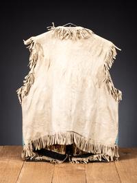 Blackfeet Beaded Hide Vest