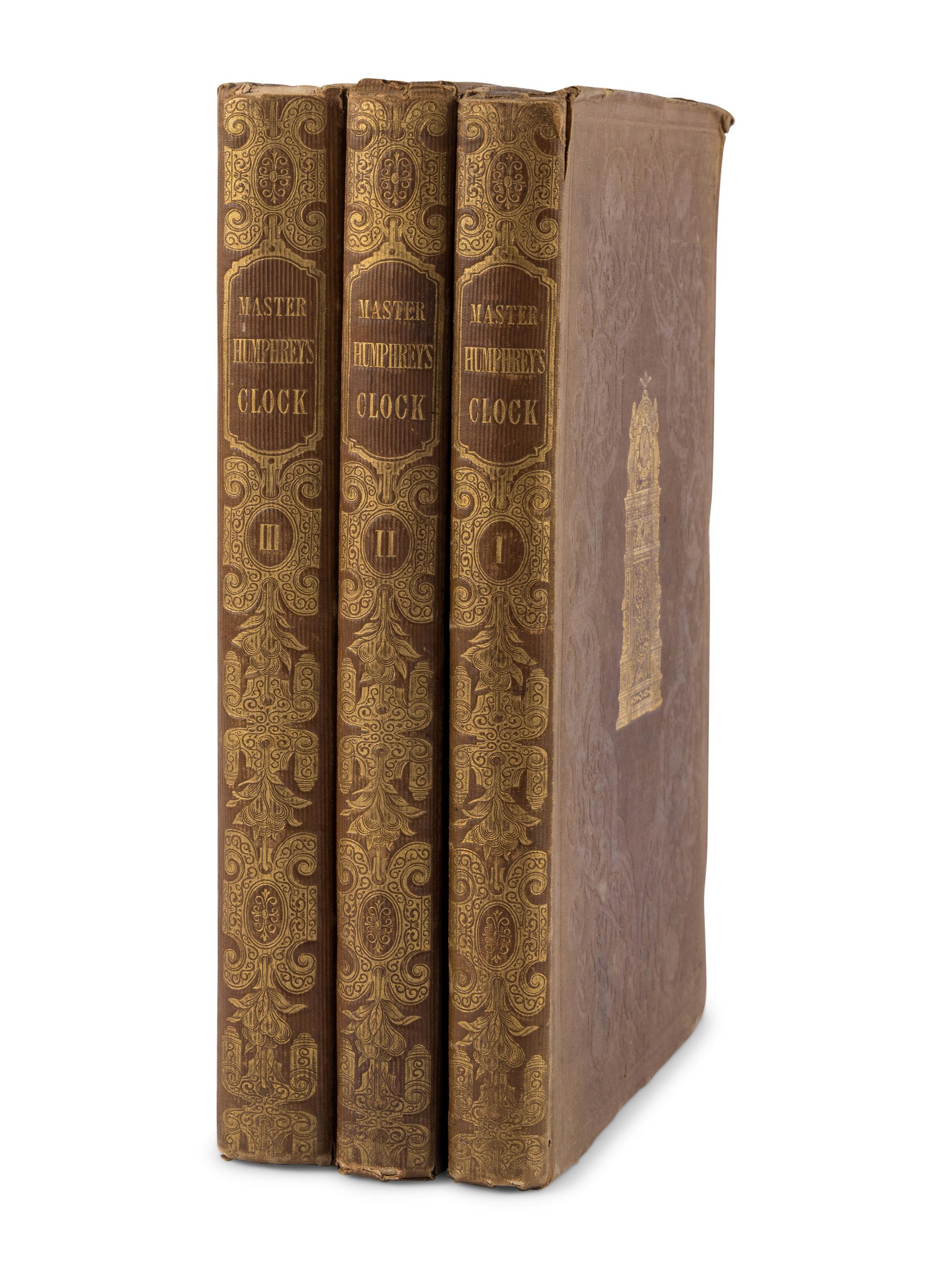 DICKENS, Charles (1812-1870). Master Humphrey's Clock . London: Chapman and Hall, 1840-1841.