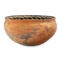Ancestral Pueblo, Gila Polychrome Pottery Bowl, with Birds