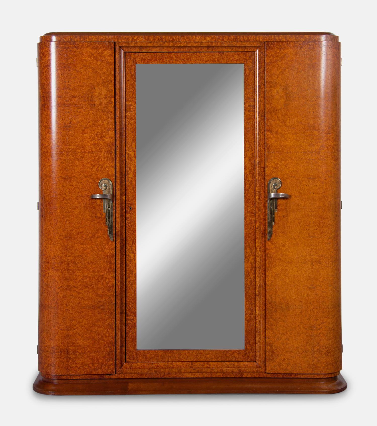 Art Deco Armoire, Likely French, circa 1920-30s