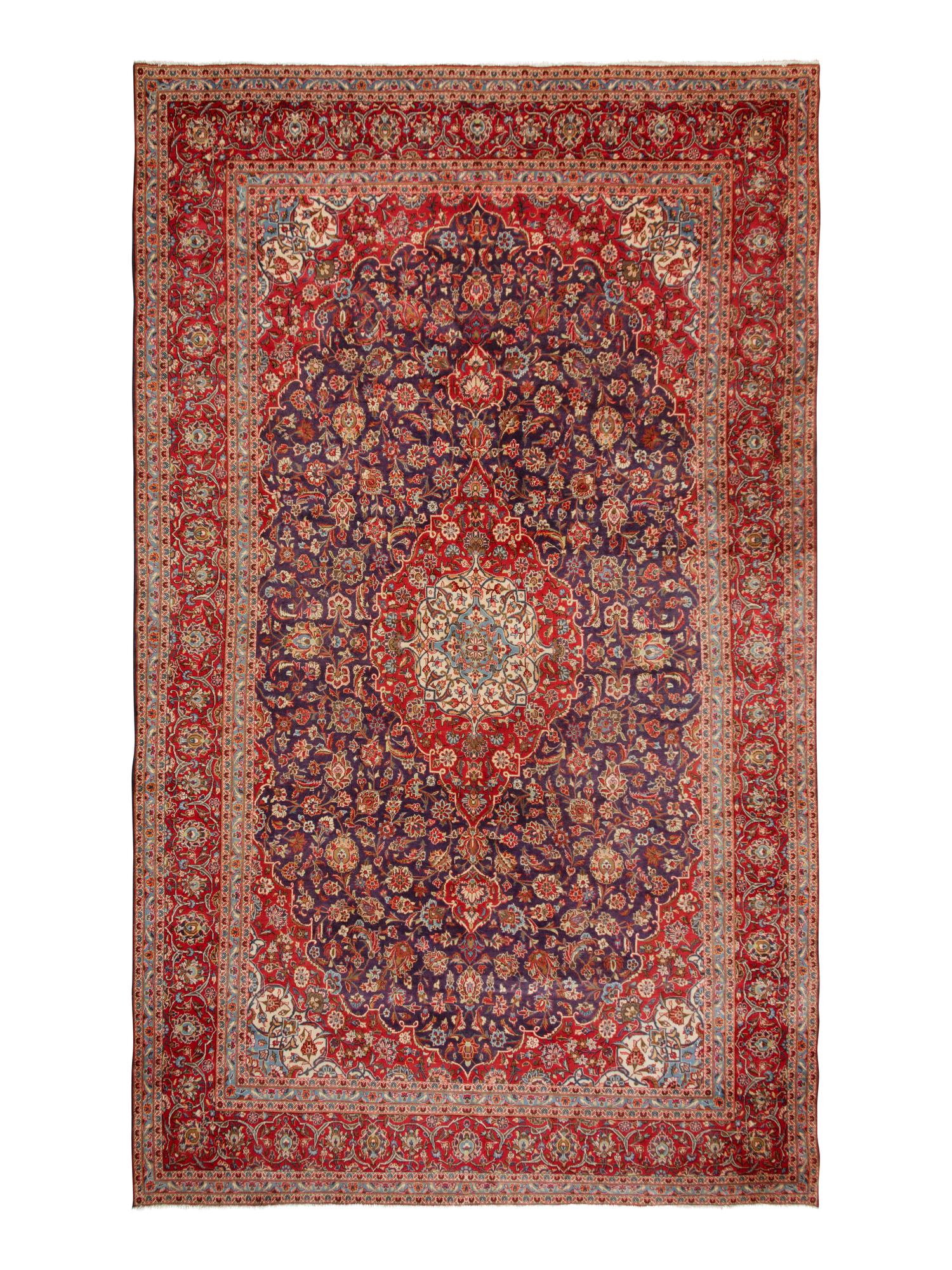 A Kashan Wool Rug