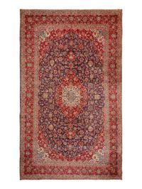 A Kashan Wool Rug