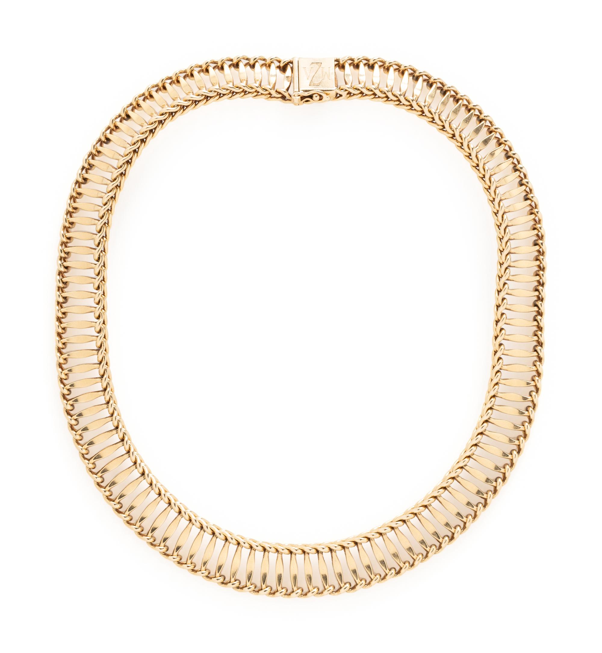 YELLOW GOLD NECKLACE