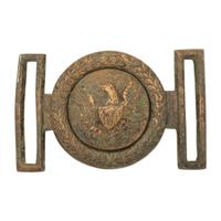 Mid-19th Century US 2-Piece Eagle Militia Belt Plate