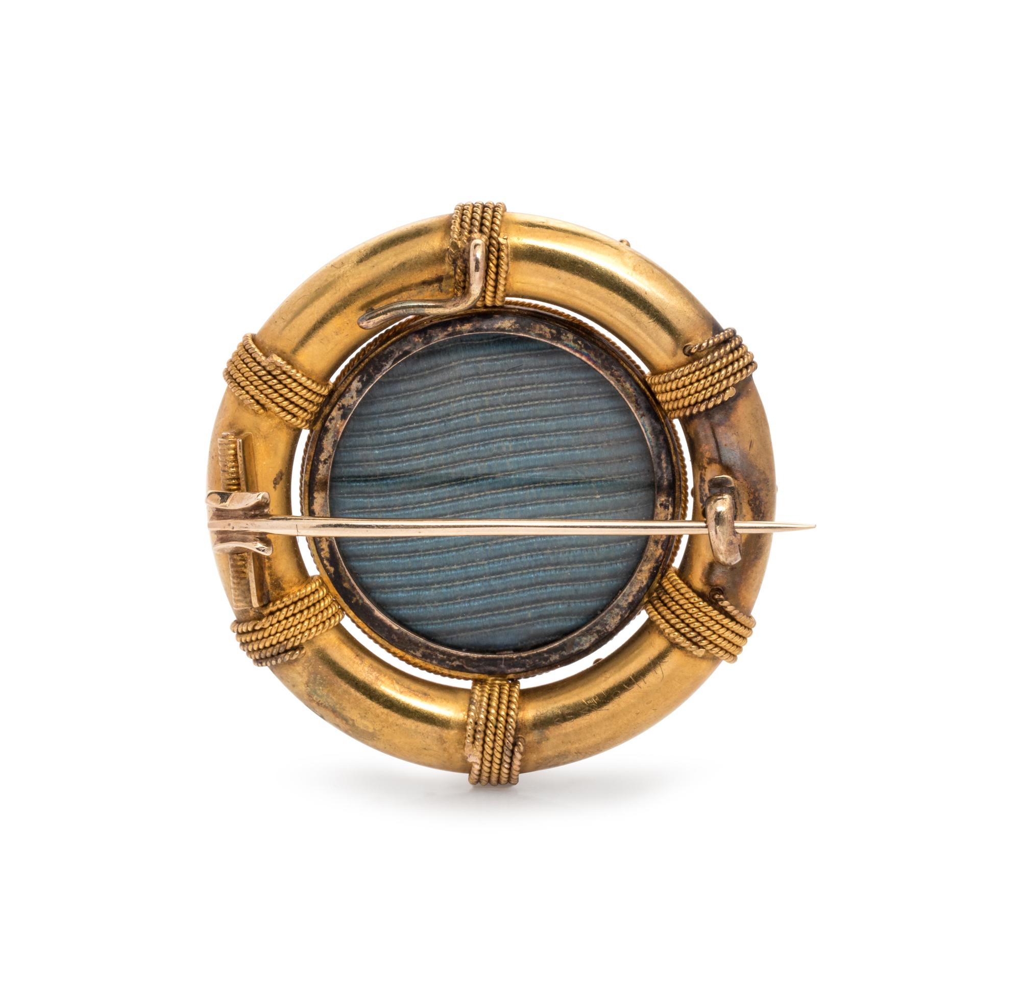 Etruscan Revival, Gold Pendant/Brooch