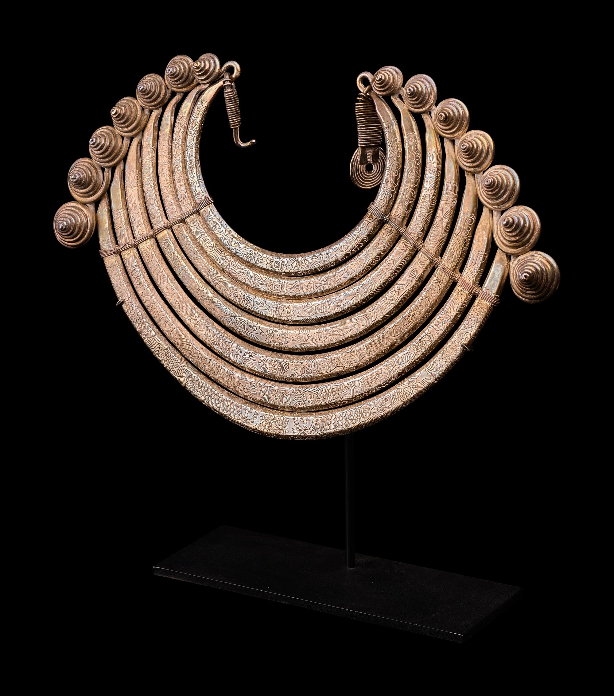 A Miao Tribe Silver Necklace