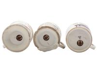 Three Porcelain Occupational Shaving Mugs