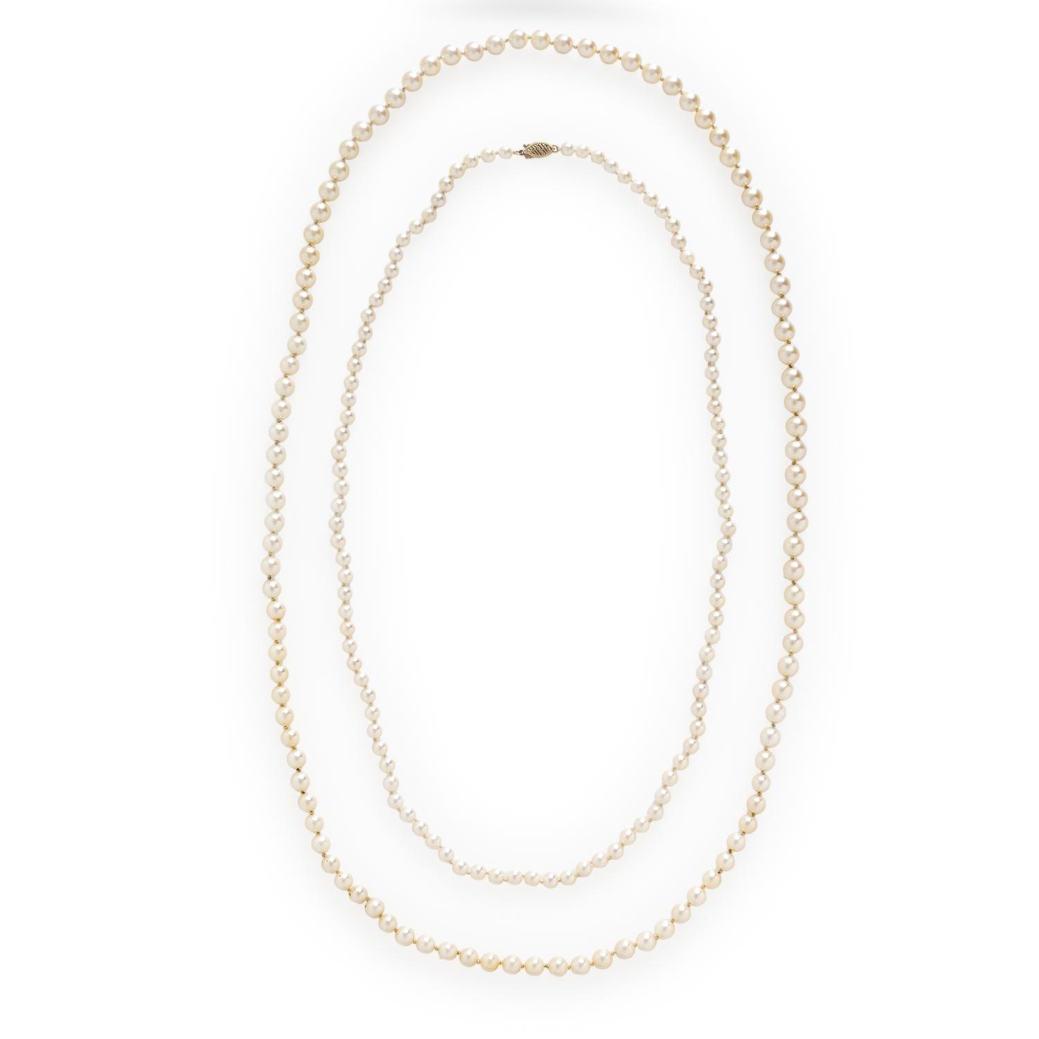 Two Cultured Pearl Necklaces