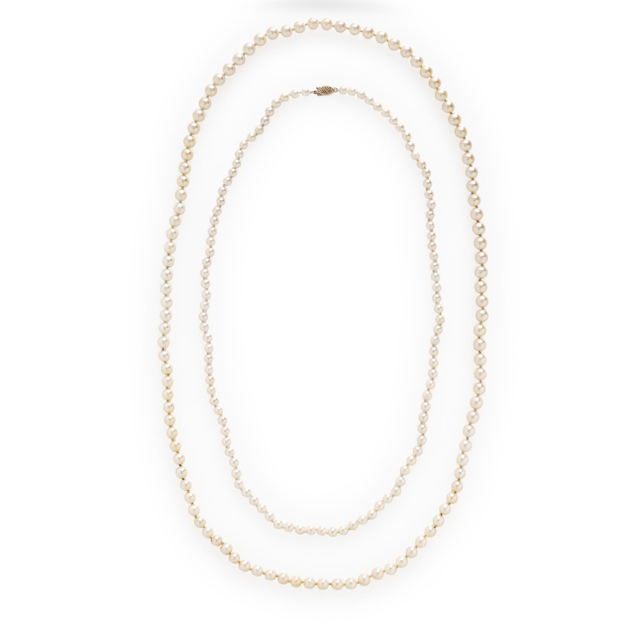 Two Cultured Pearl Necklaces
