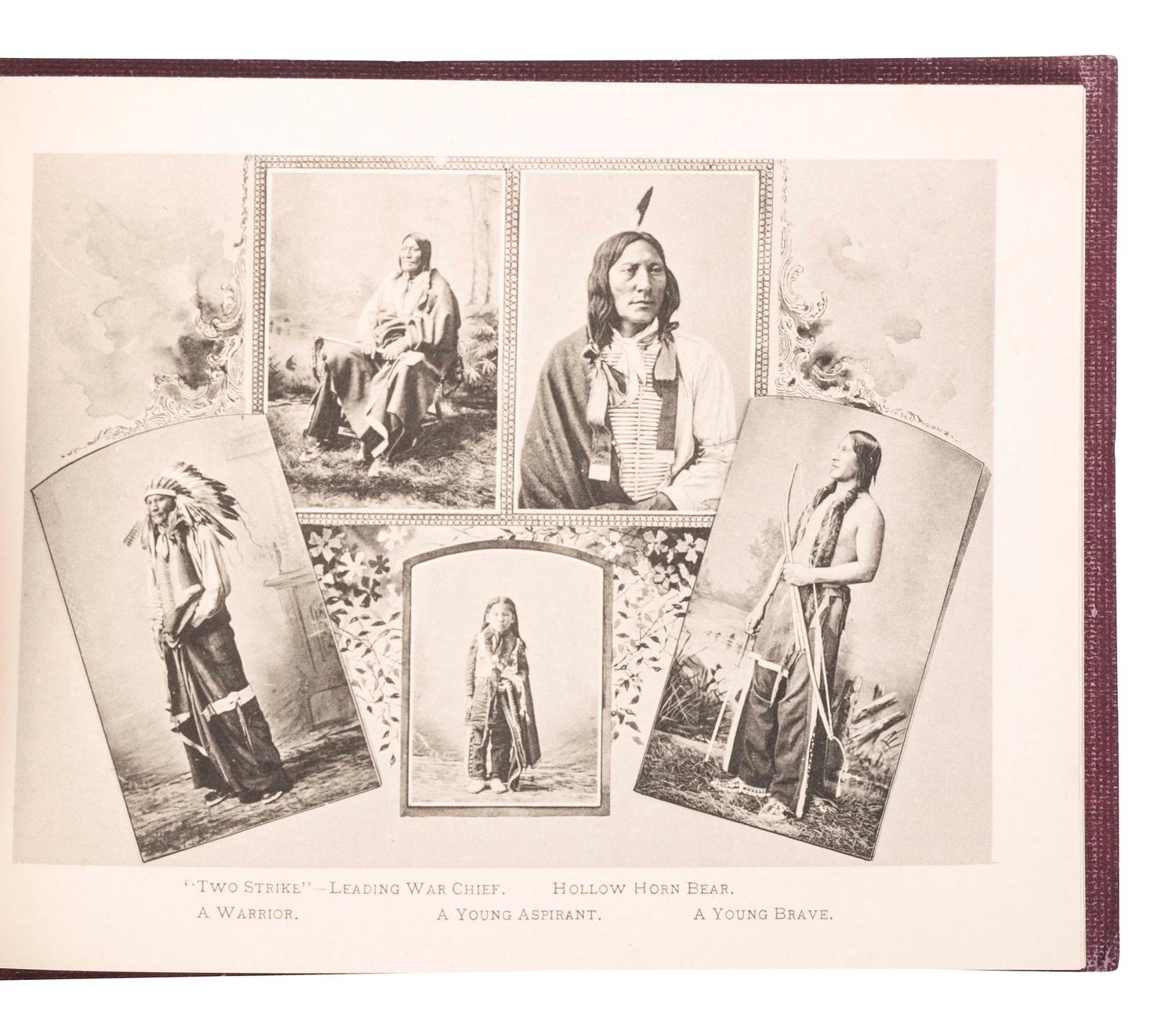 [NATIVE AMERICANS]. ANDERSON, John Alvin (1869-1948). Among the Sioux . Rosebud Agency, SD: J.A. Anderson, 1896.