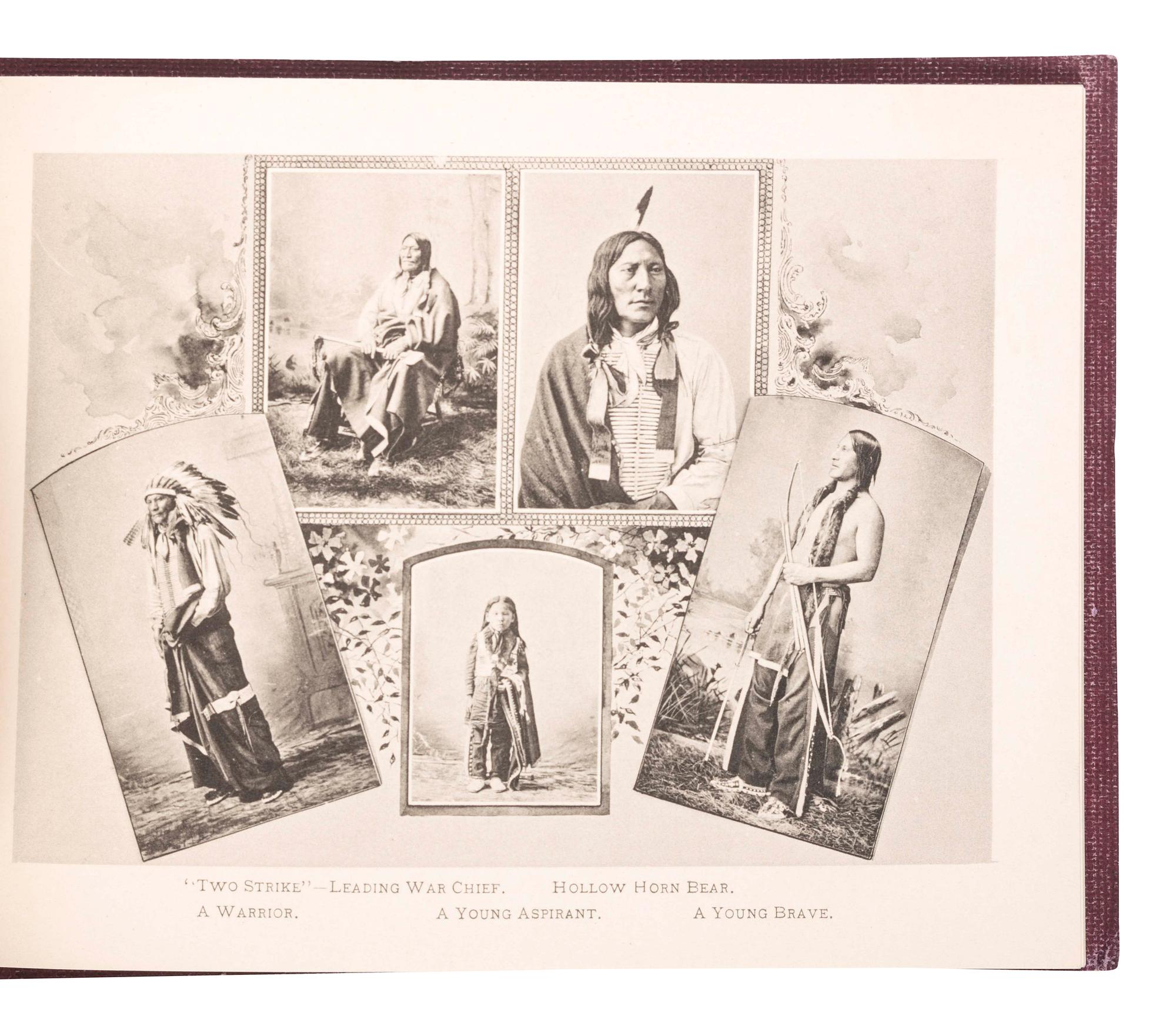 [NATIVE AMERICANS]. ANDERSON, John Alvin (1869-1948). Among the Sioux . Rosebud Agency, SD: J.A. Anderson, 1896.
