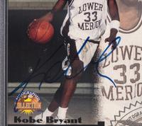 A 1996 Score Board Autographed Collection Autographs Kobe Bryant Signed Rookie Basketball Card No. 6 (PSA Authentic)