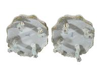 A Pair of Meissen Porcelain Stands