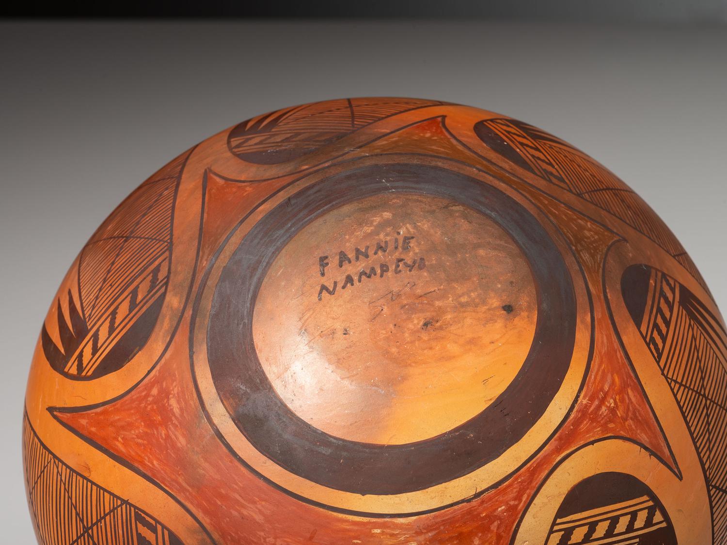 Polychrome Pottery Jar, with Migration Pattern