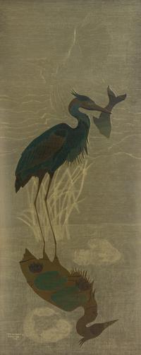 Great Blue Heron , number 4/12