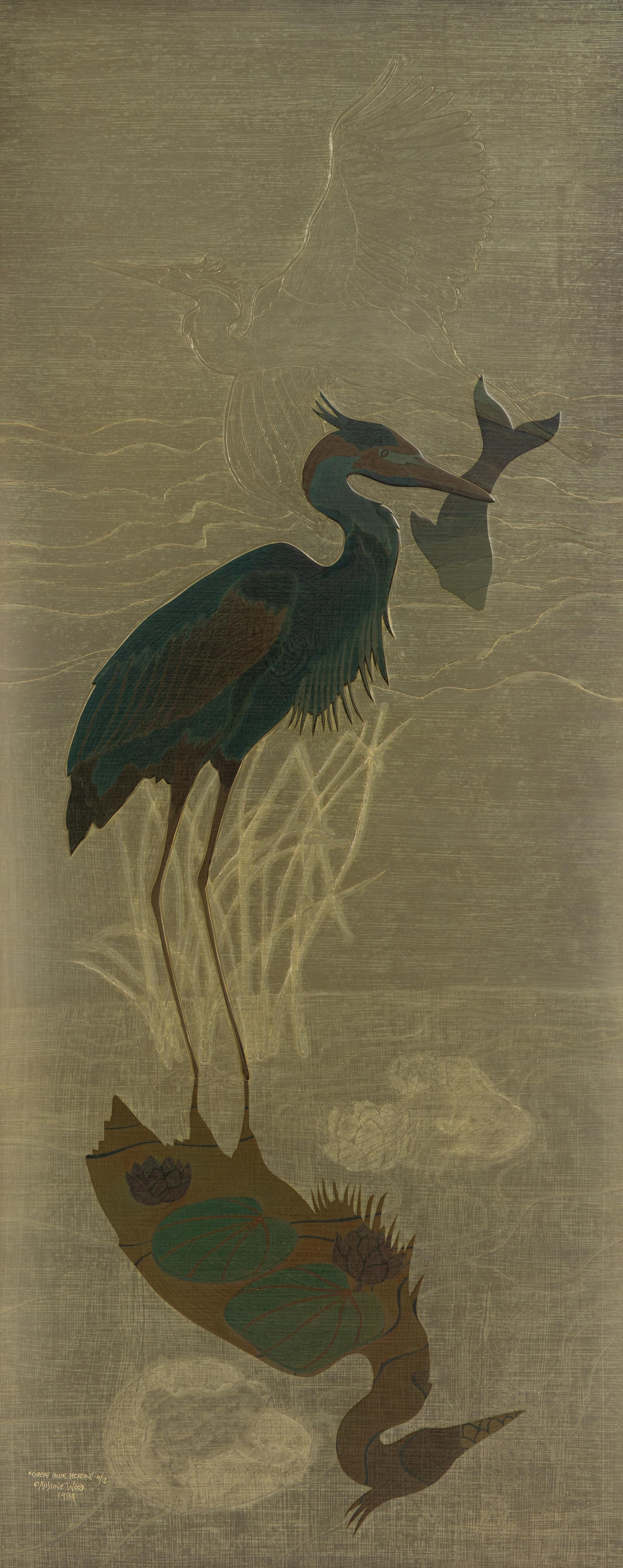 Great Blue Heron , number 4/12