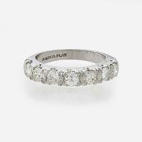 A Platinum and Diamond Ring
