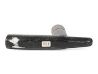 Great Lakes Steatite Pipe Bowl, with Catlinite and Lead Inlay