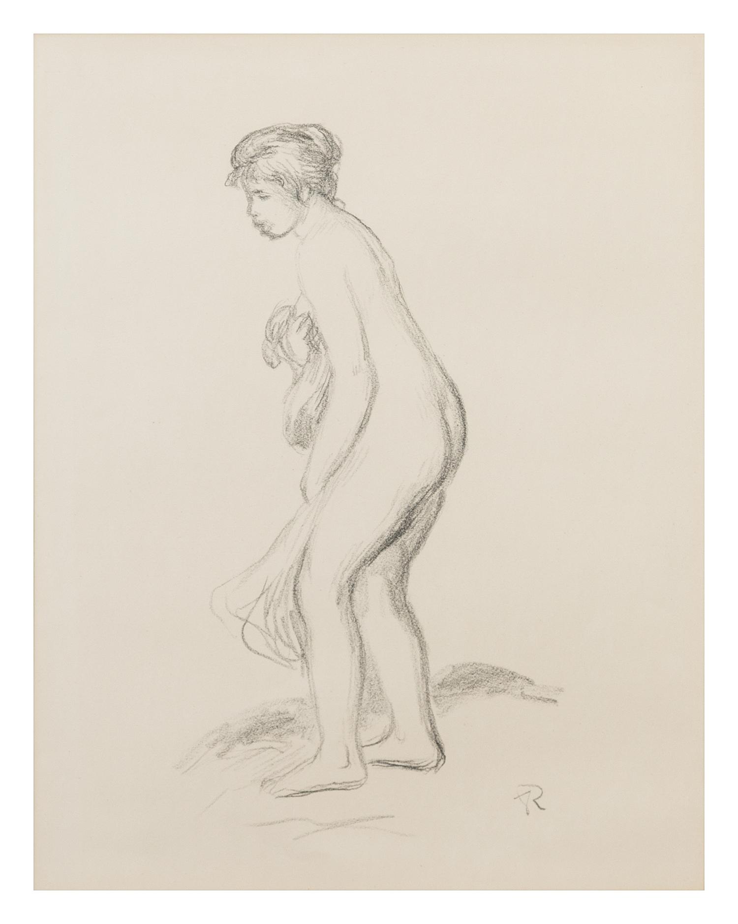 Pierre-Auguste Renoir, (French, 1841-1919), Baigneuse debout en pied
