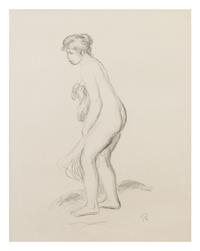 Pierre-Auguste Renoir, (French, 1841-1919), Baigneuse debout en pied