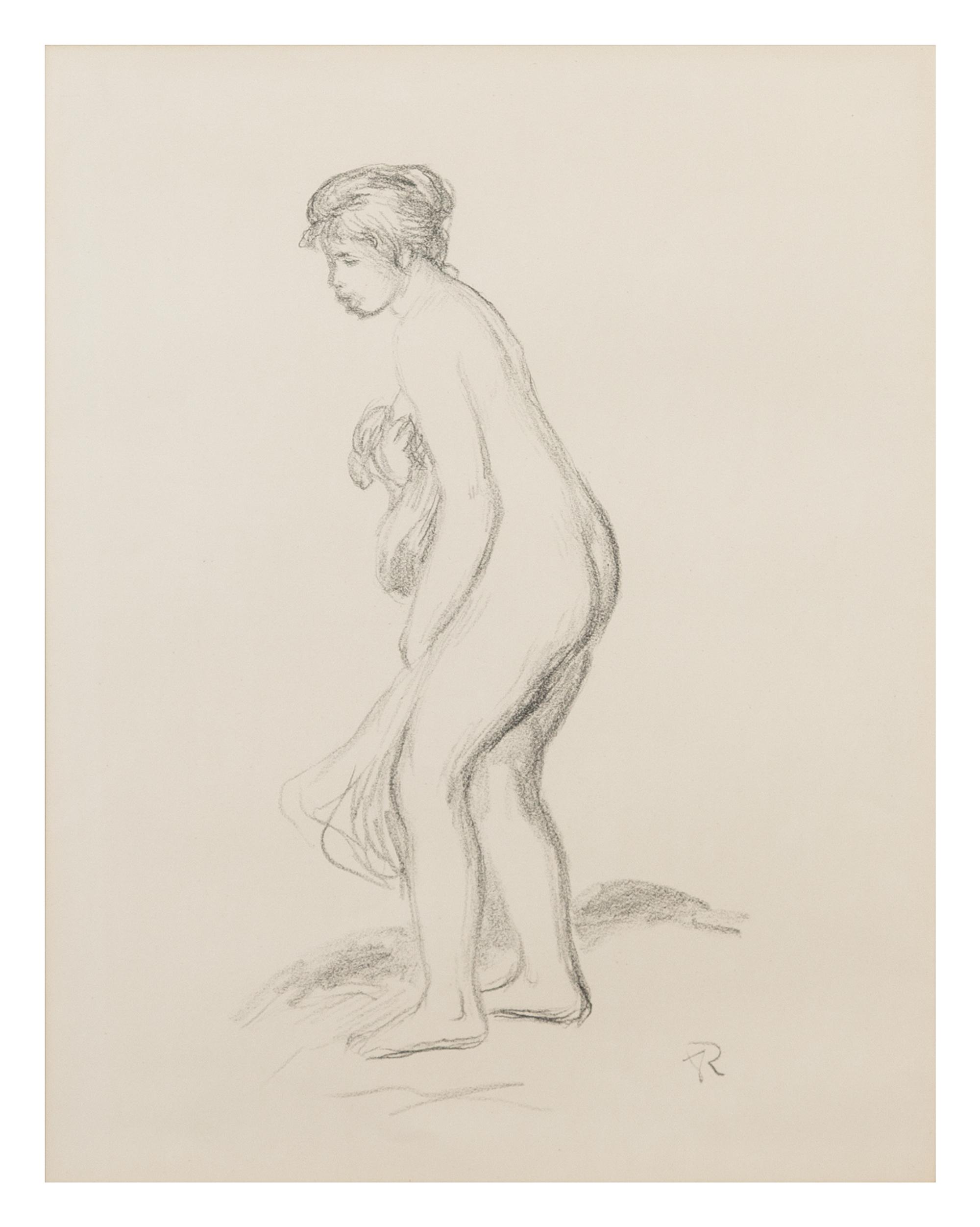 Pierre-Auguste Renoir, (French, 1841-1919), Baigneuse debout en pied