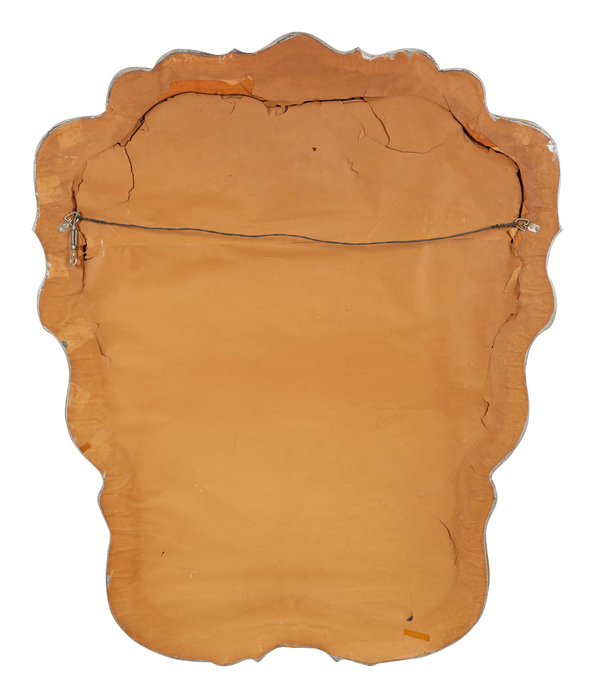A Venetian Style Eglomisé Framed Mirror — 20th Century