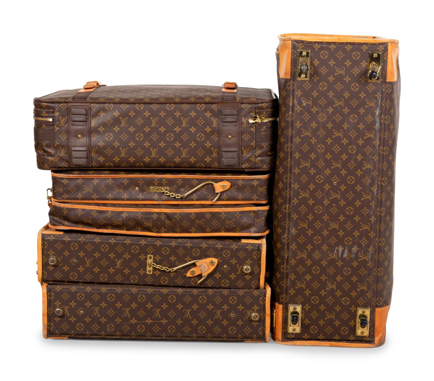 Four Louis Vuitton Luggage Pieces, 1990-1994