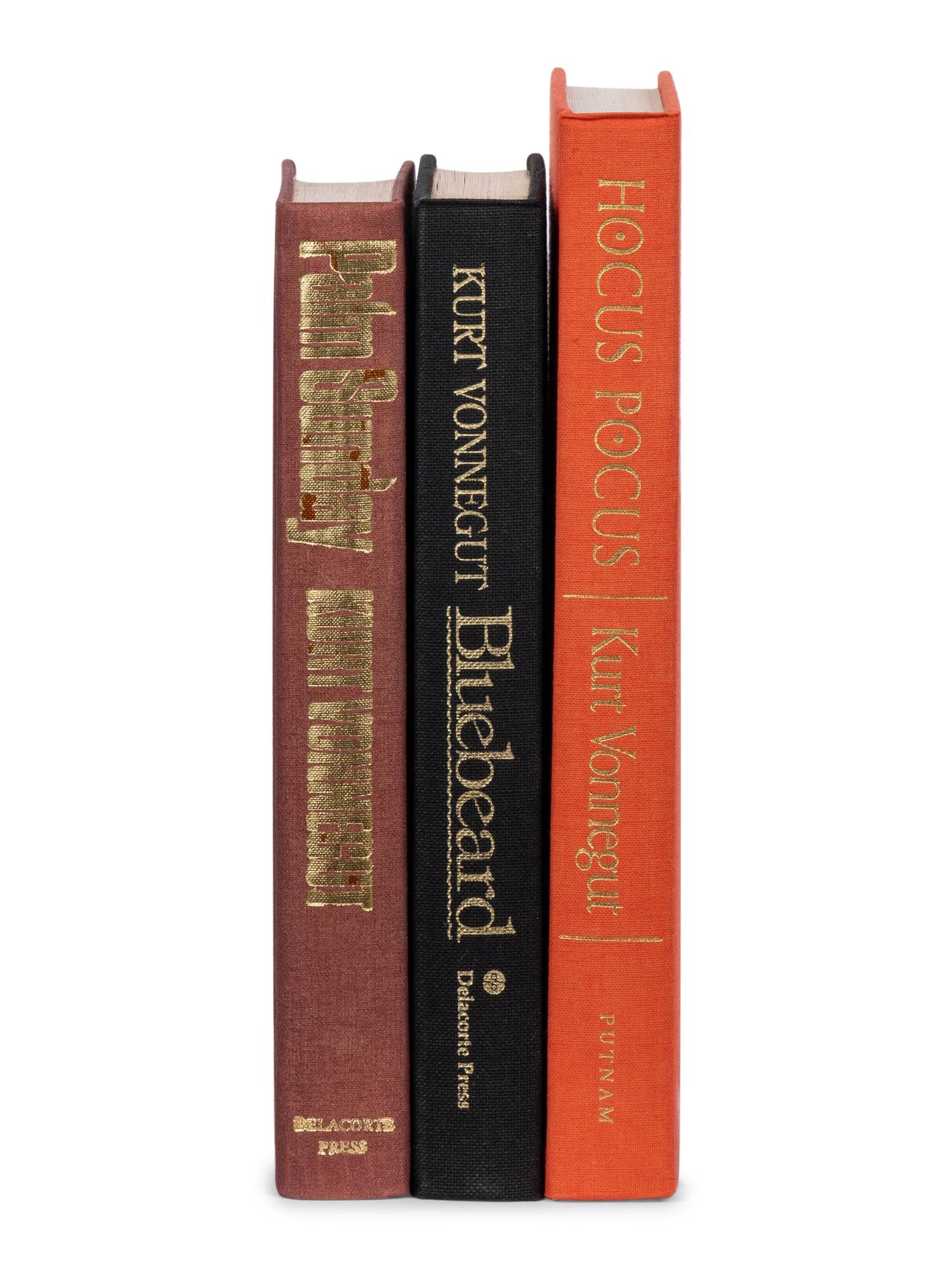 VONNEGUT, Kurt, Jr. (1922-2007). A group 8 novels, comprising: