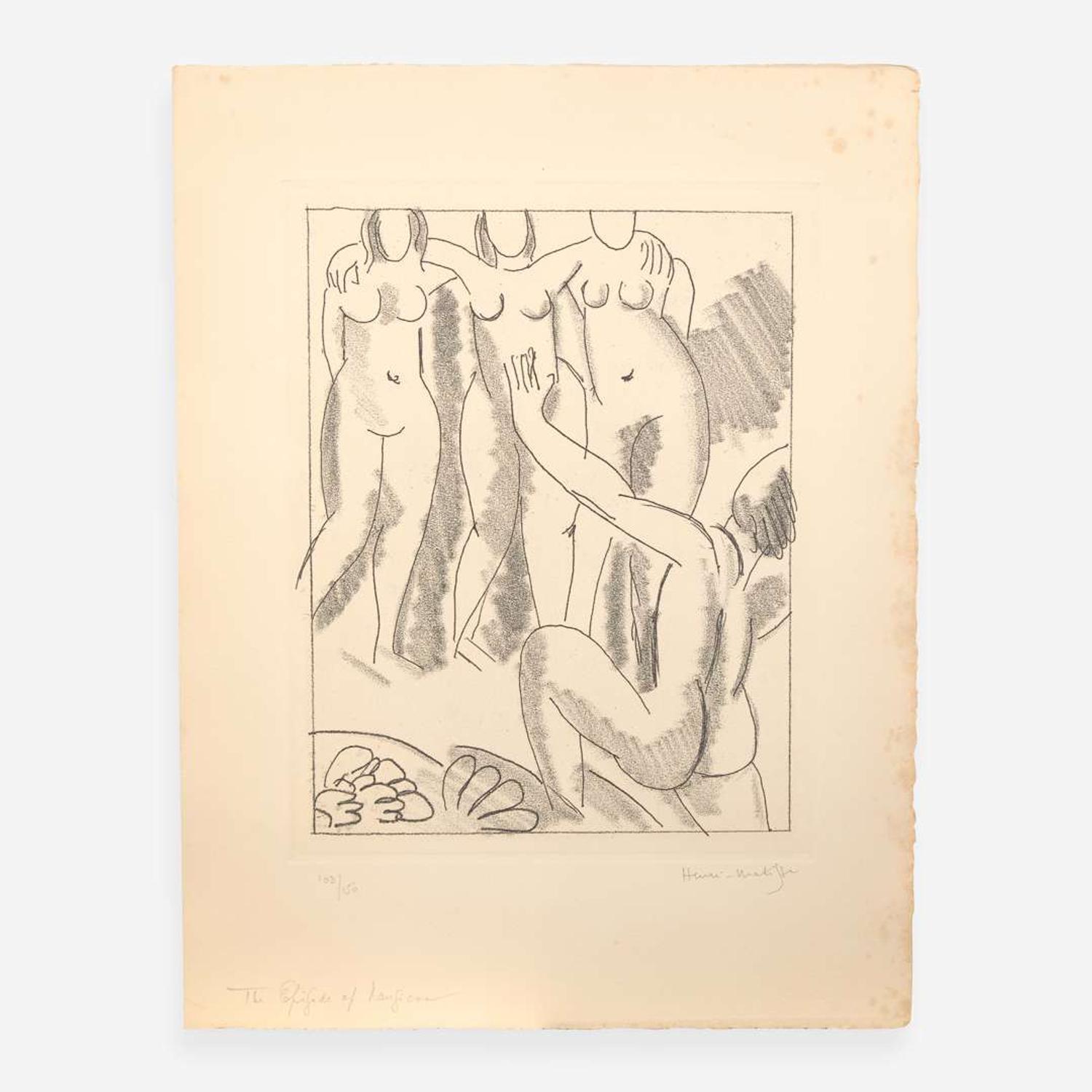 Henri Matisse (French, 1869-1954) Ulysses, Suite of 6 Etchings