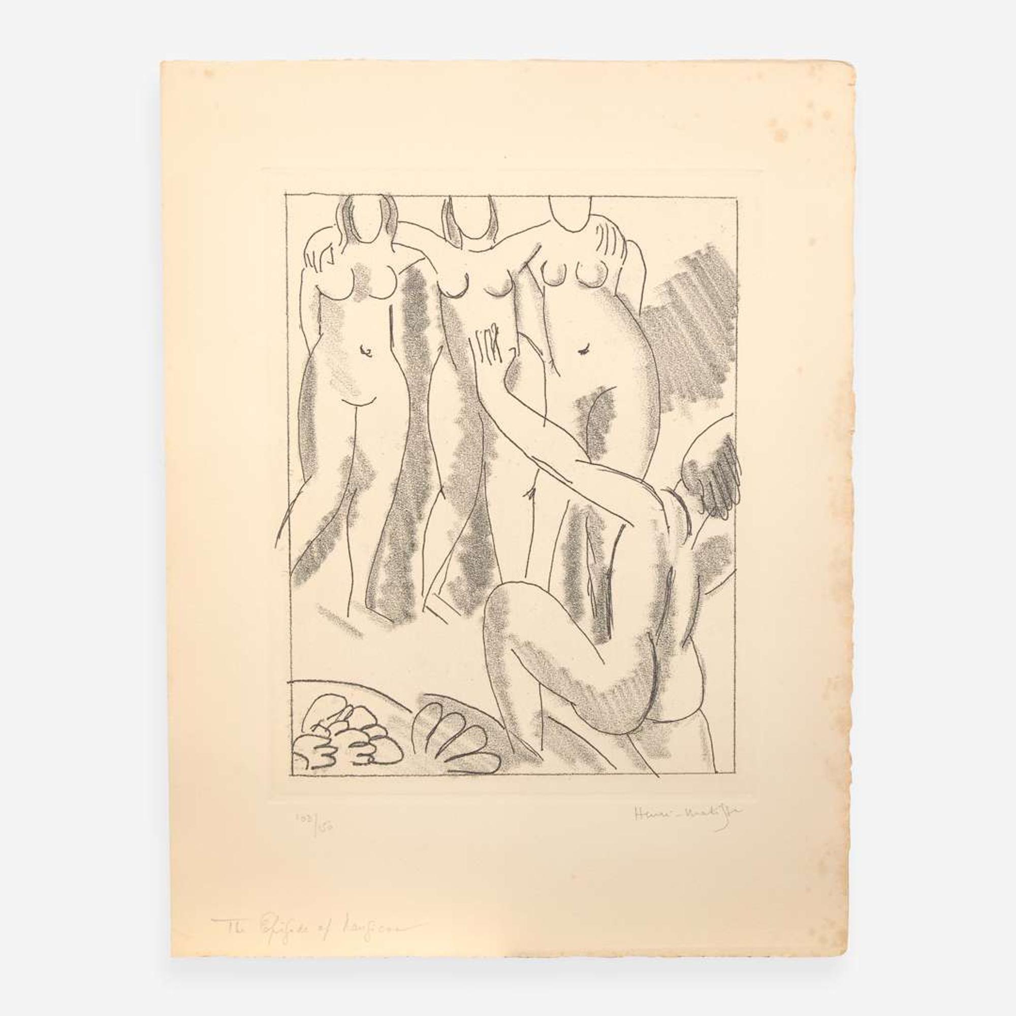 Henri Matisse (French, 1869-1954) Ulysses, Suite of 6 Etchings