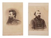 [CIVIL WAR - GETTYSBURG]. A group of 2 CDVs, incl. John Irvin Gregg and John B. McIntosh.