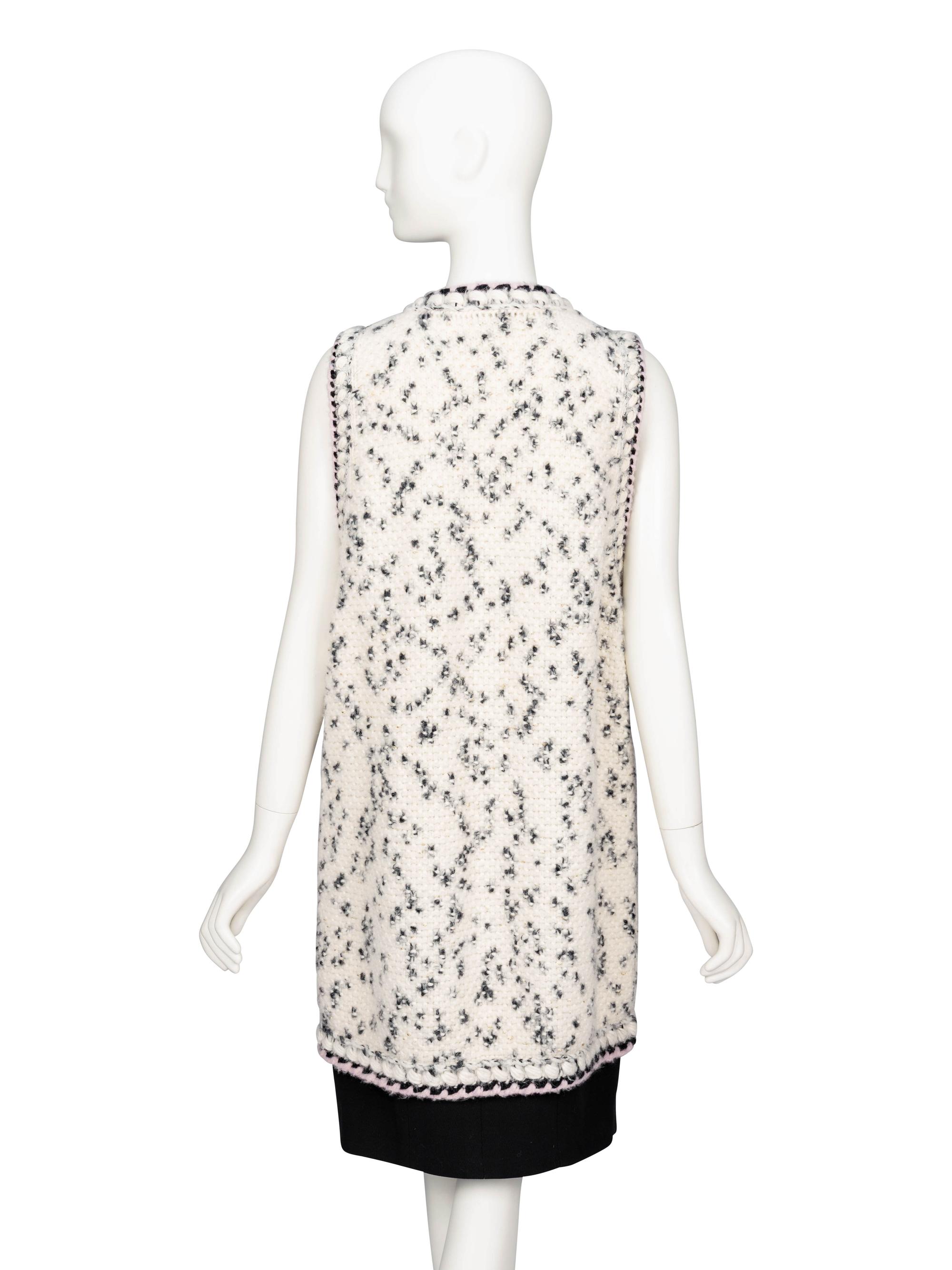 Chanel, Cable Knit Long Vest
