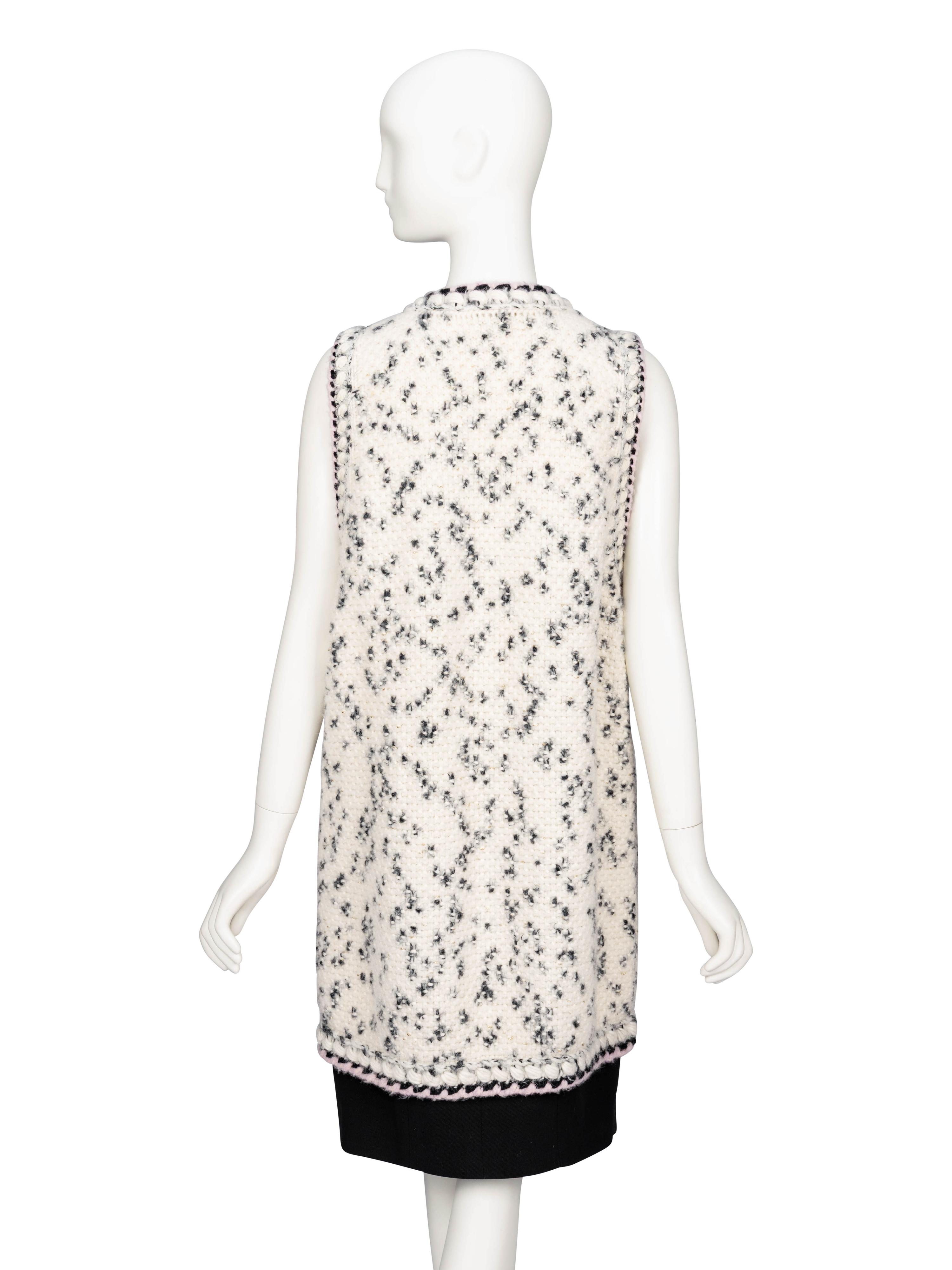 Chanel, Cable Knit Long Vest