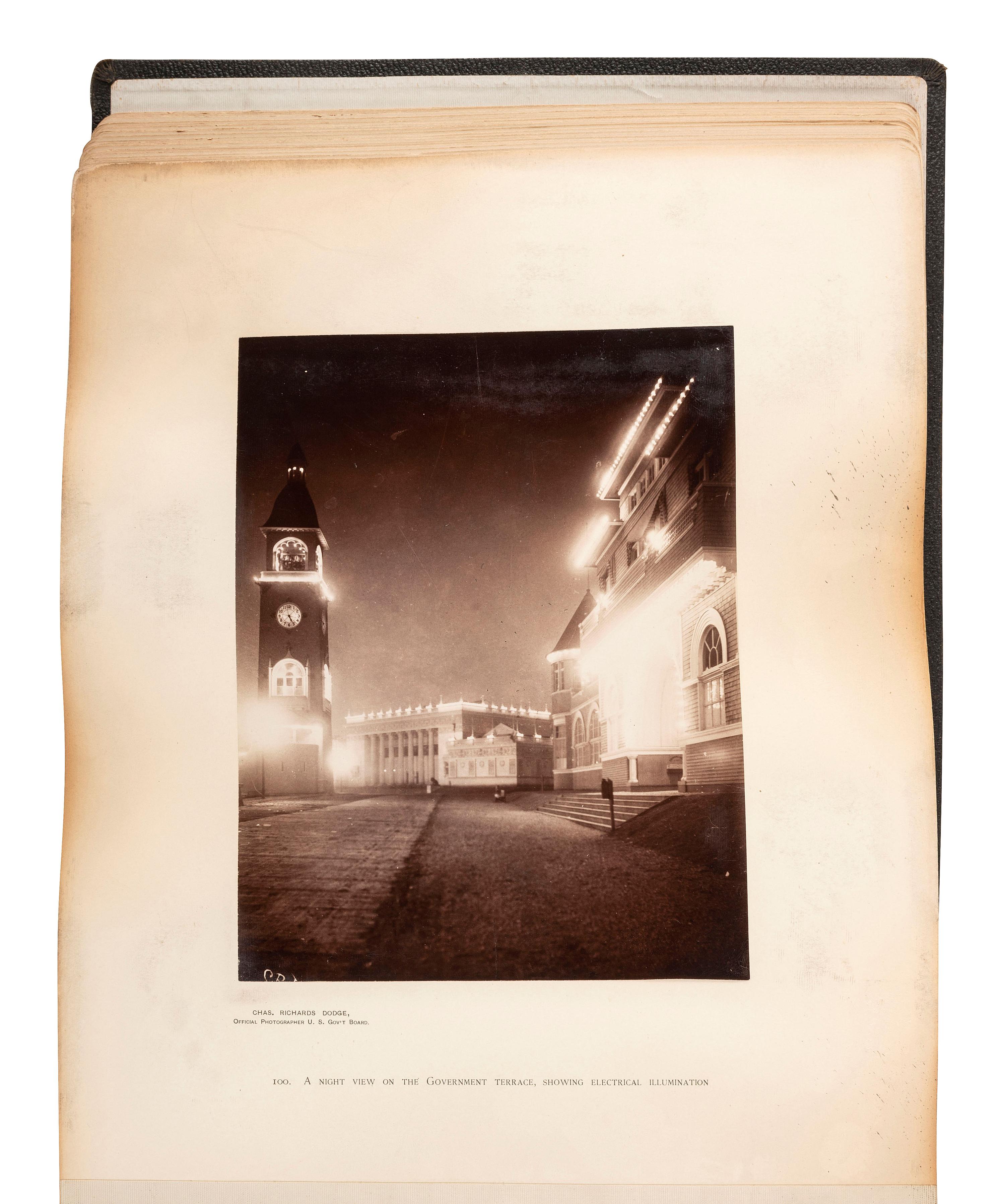 [EARLY PHOTOGRAPHY]. DODGE, Charles Richards, photographer. Official views of the United States Government Exhibits with Principal Buildings at the Cotton States and International Exposition held at Atlanta, Georgia, 1895 .