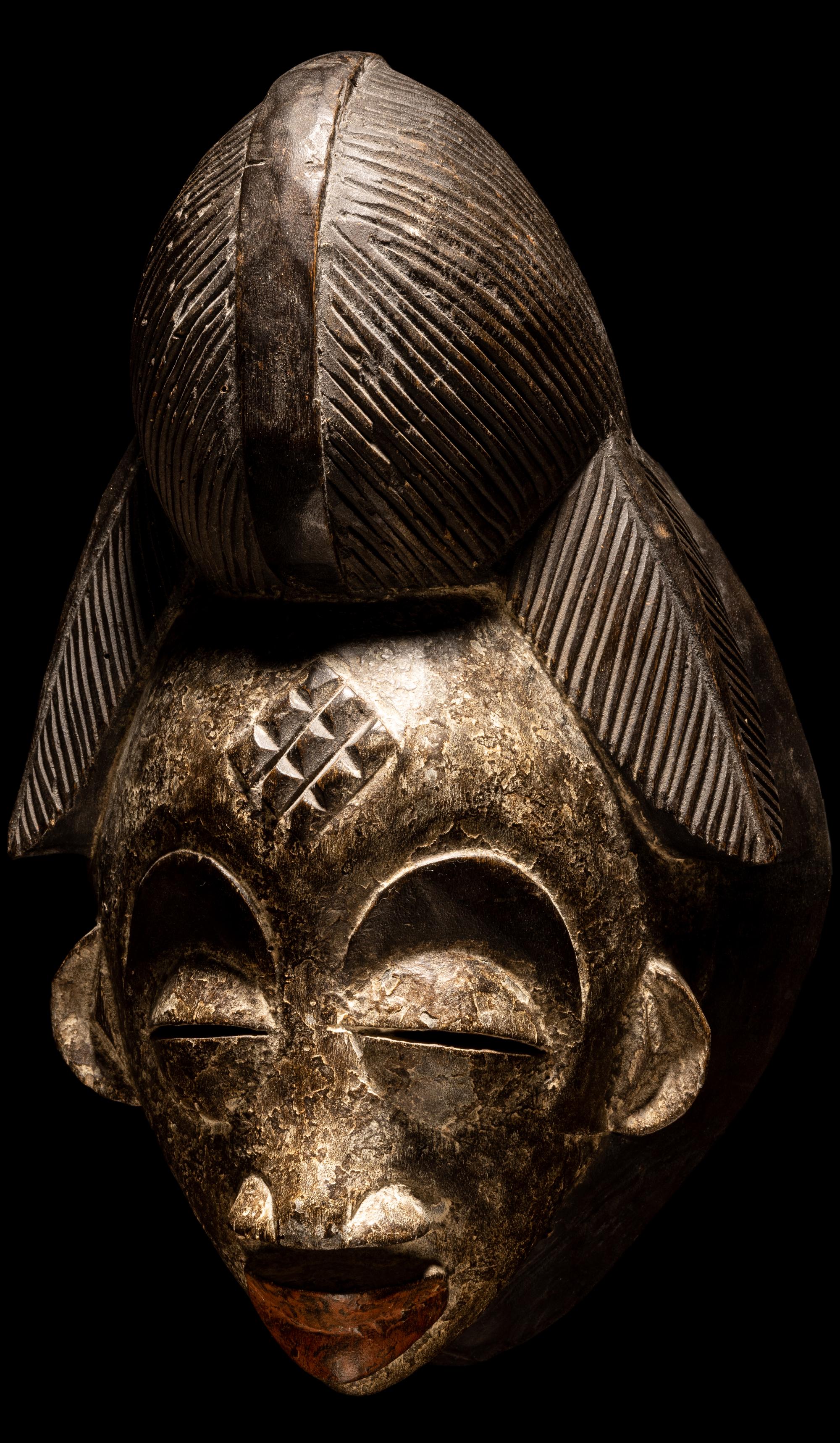 Two Punu Wood Masks