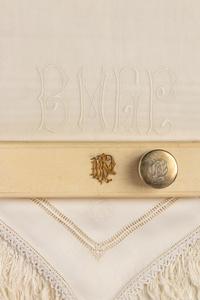 Bertha Palmer's Personal Items: Vanity Items and Fan, 1890-1910