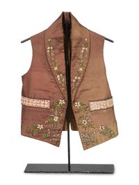 Cree Moosehair Embroidered Boot Moccasins and Vest