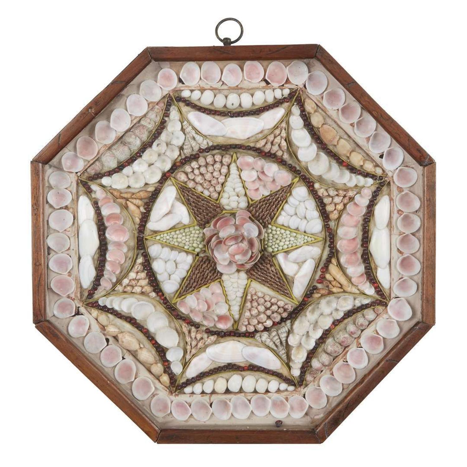 A double sailor’s valentine barbados, second half 19th century