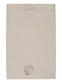 [CIVIL WAR]. Autographed CDV of Brigadier General Robert Anderson with rank. New York: Brinckerhoff's, n.d.