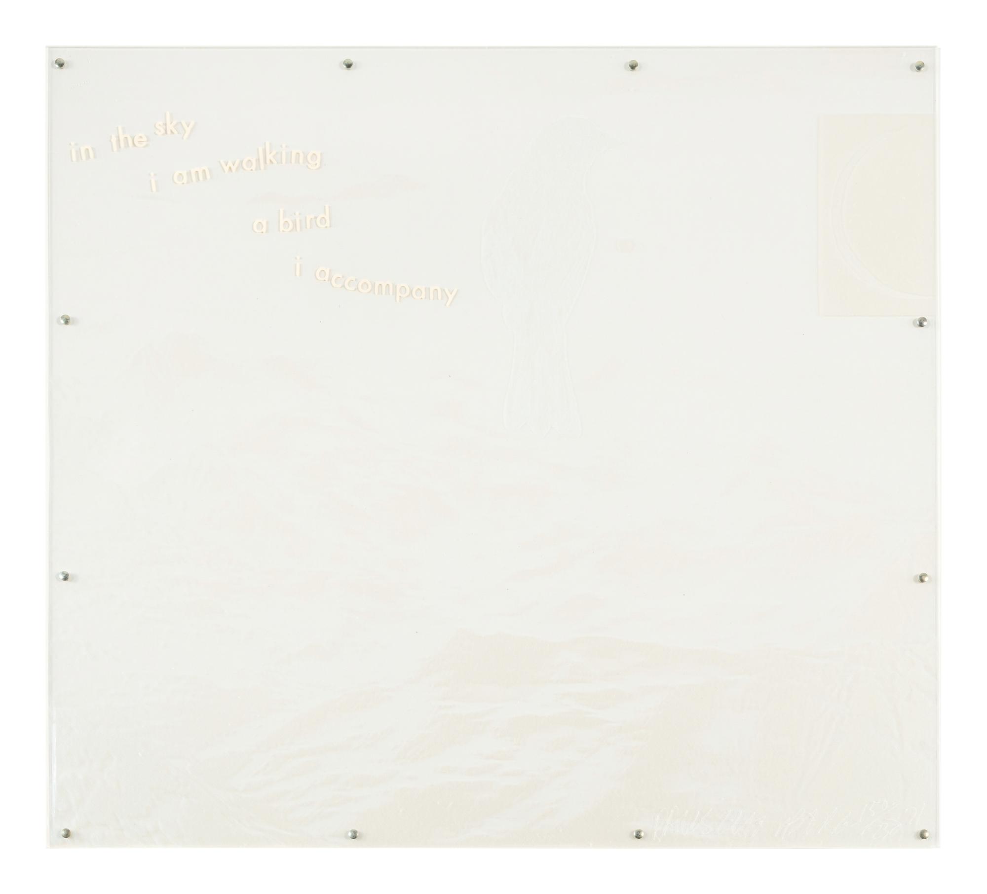 Opal Gospel (complete set of ten screenprints in colors on movable acrylic panels with the original Lucite base and screenprinted stainless steel cover), 1971