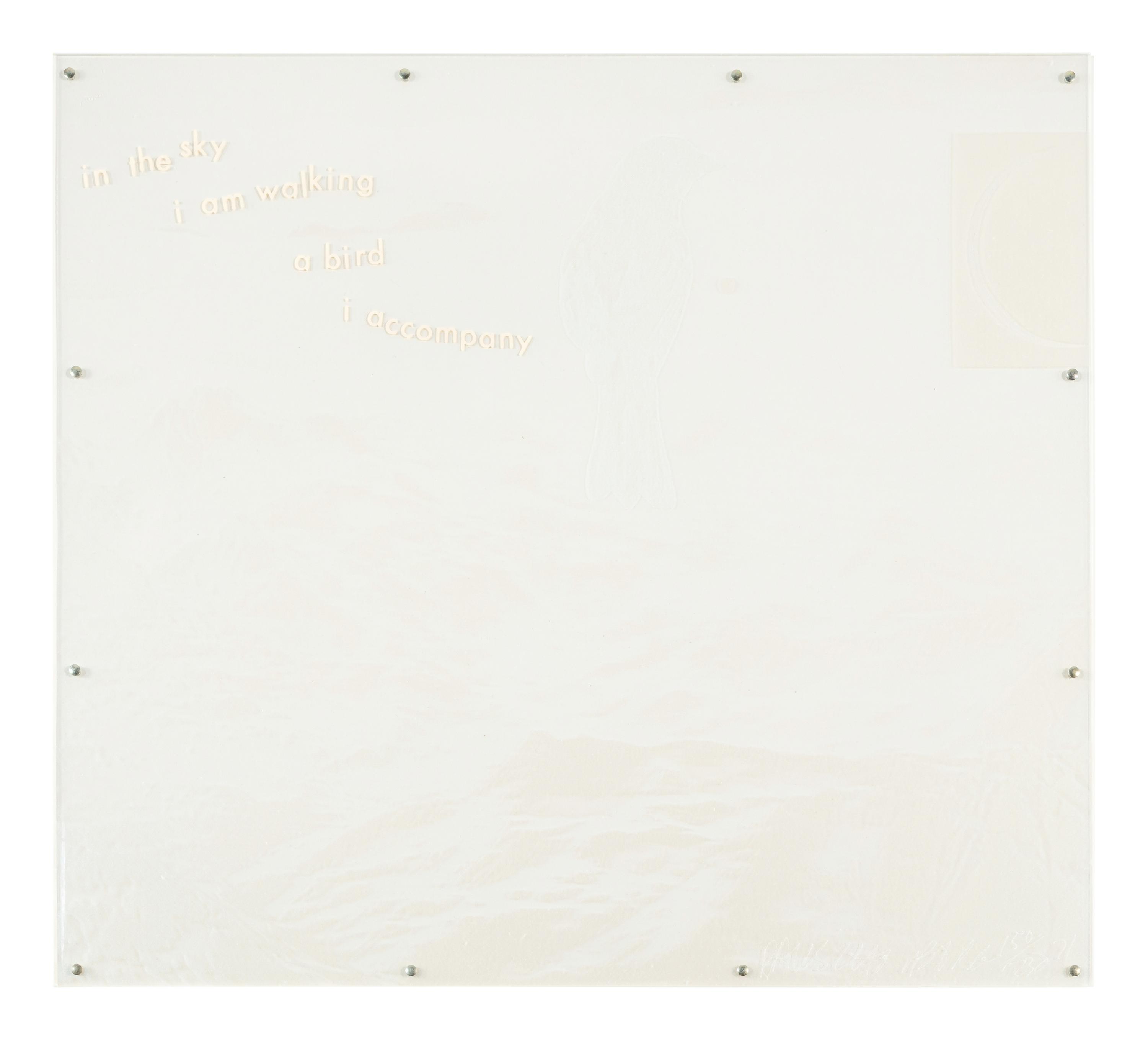 Opal Gospel (complete set of ten screenprints in colors on movable acrylic panels with the original Lucite base and screenprinted stainless steel cover), 1971
