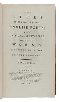 [ENGLISH LITERATURE & HISTORY]. A group of 6 works, comprising: