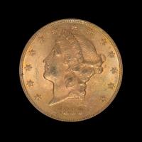 A United States 1889 Liberty Head $20 Gold Coin