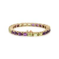 PERIDOT AND AMETHYST BRACELET