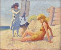 Sketching on the Beach