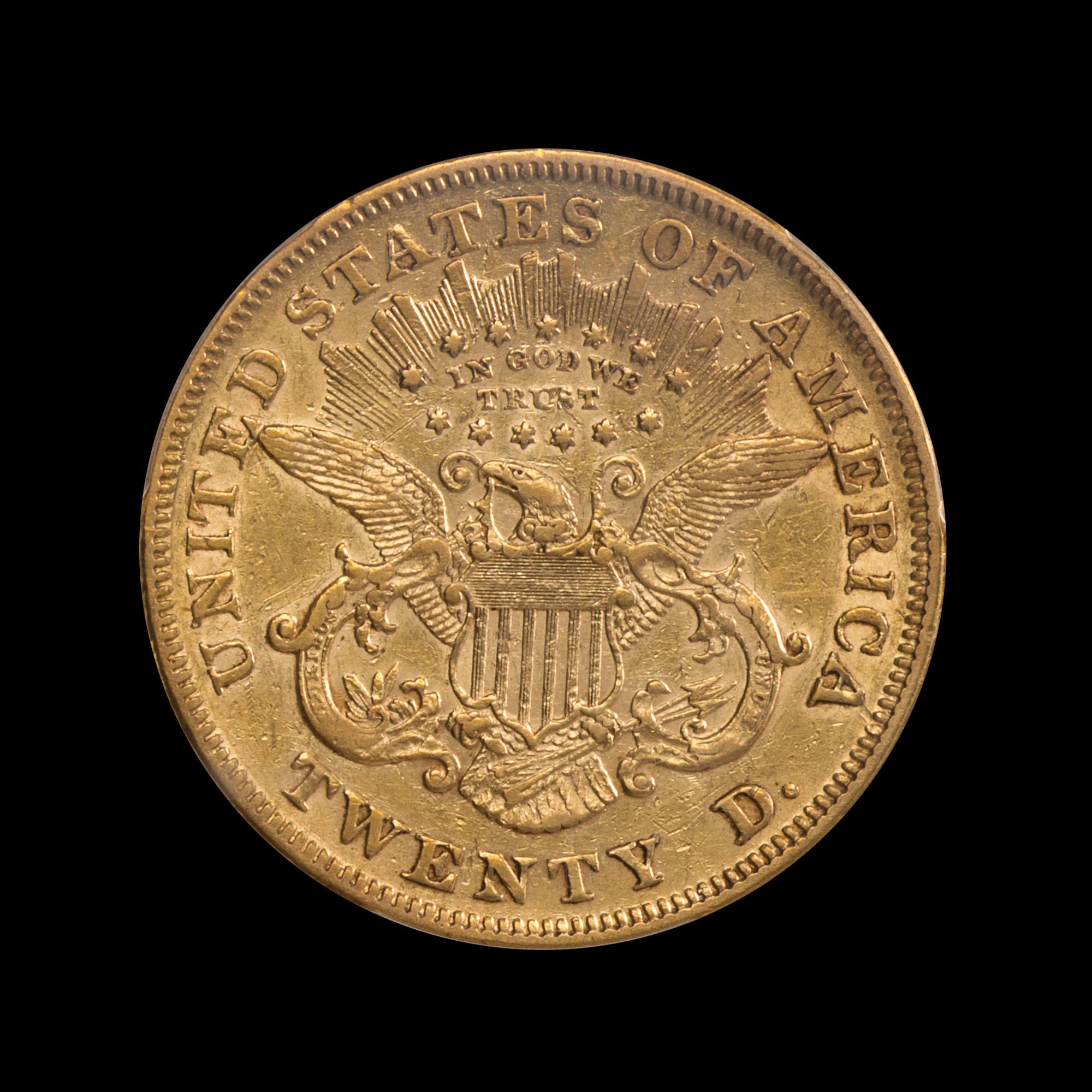 A United States 1871 Liberty Head $20 Gold Coin